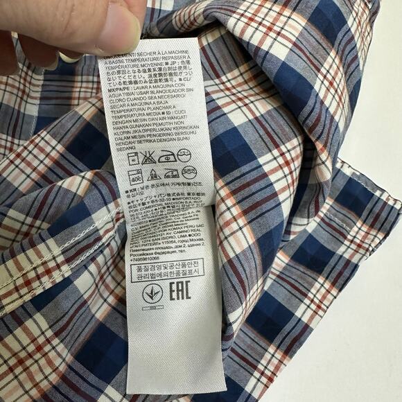 Banana Republic Camden Fit Men’s Plaid Button-Up Shirt - Size Small - Picture 5 of 9